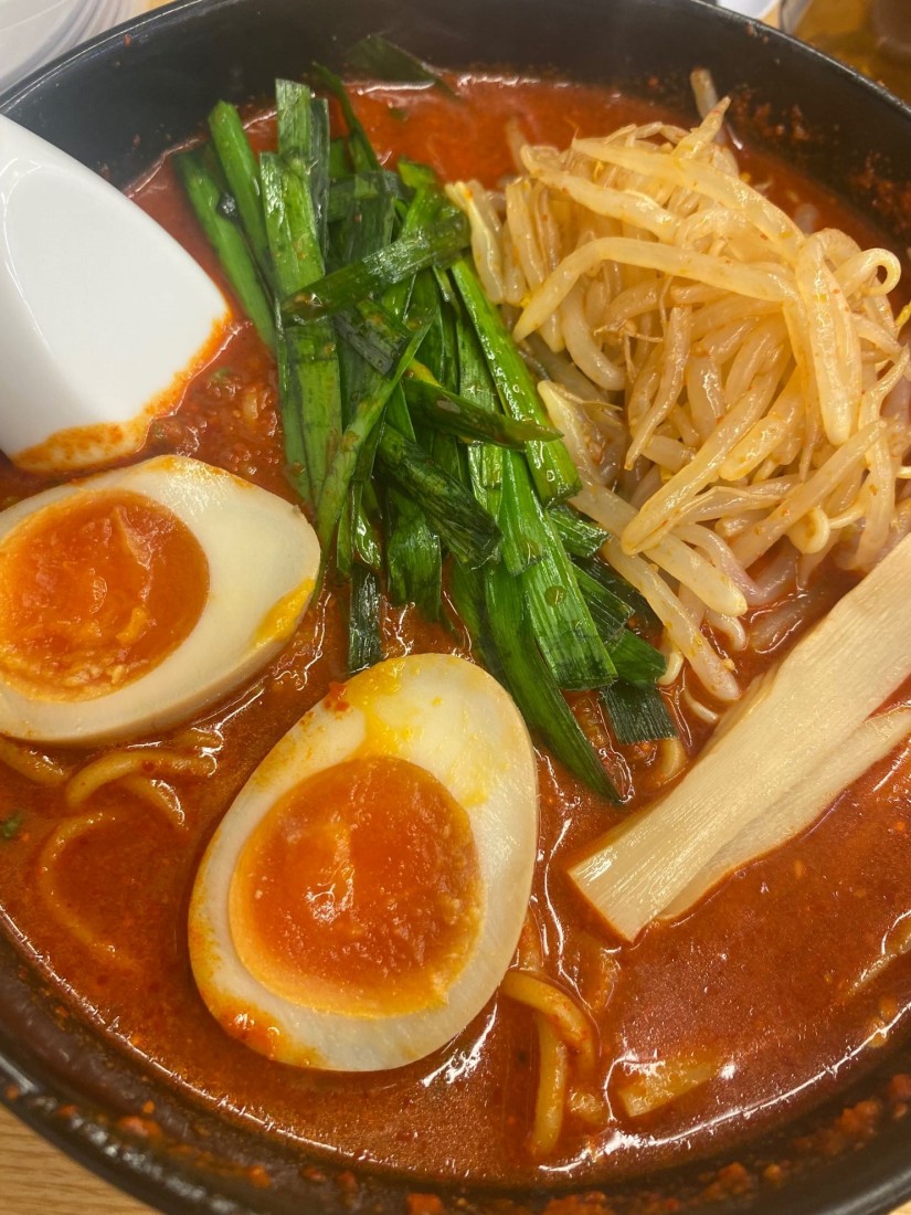 旨辛麺 MAX 3.00KM 来来亭 浜線バイパス店熊本県 辛メーター
