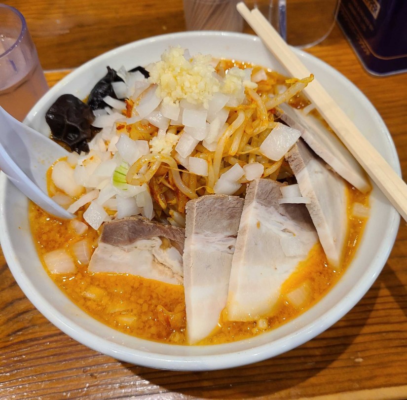 味噌ラーメン 猛辛 1 70km ぽっぽっ屋 晴海トリトンスクエア店 東京都 辛メーター