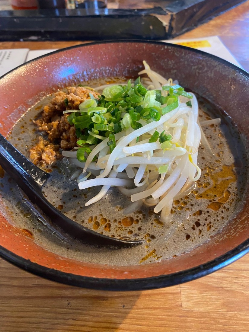 濃厚黒胡麻坦々麺 大辛 0 78km 麺屋riq 静岡県 辛メーター